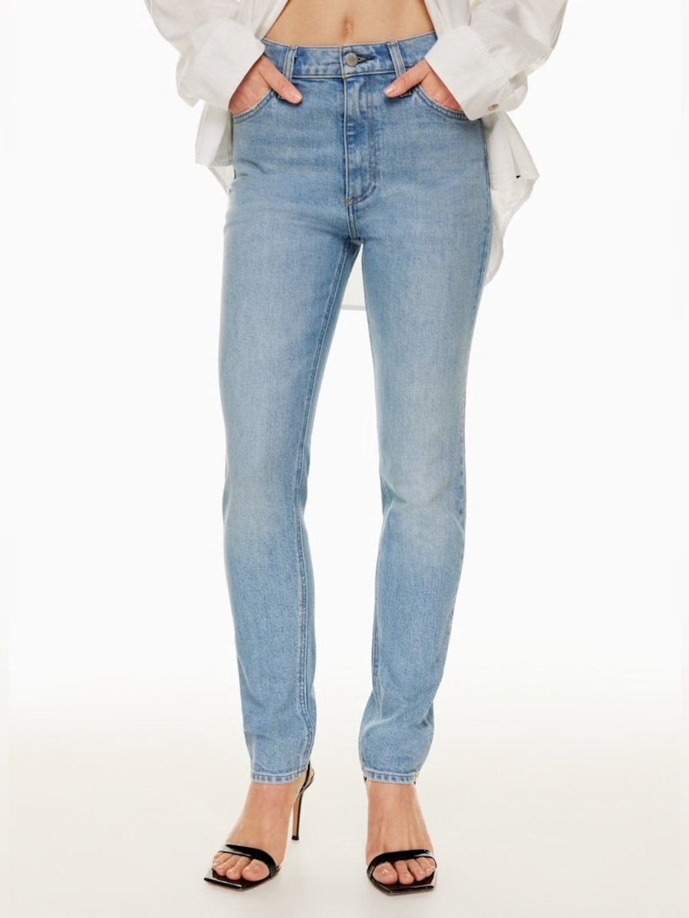 Denim Forum The '80s Bardot Hi-Rise Slim Jean